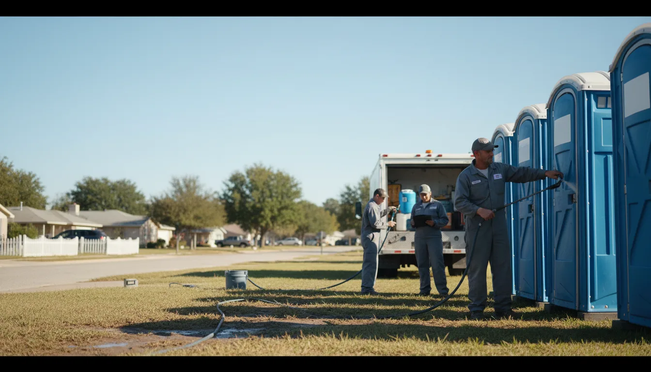 Long-Term Portable Toilet Rental in Lafferty, OH near me